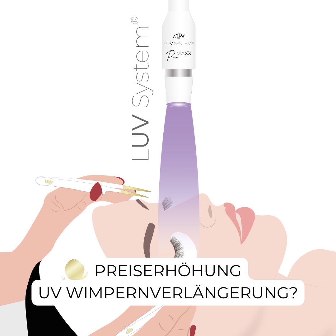 Eine wichtige Überlegung für Wimpernstudios: Preiserhöhung bei UV Wimpernverlängerung? - CFB Cosmetics