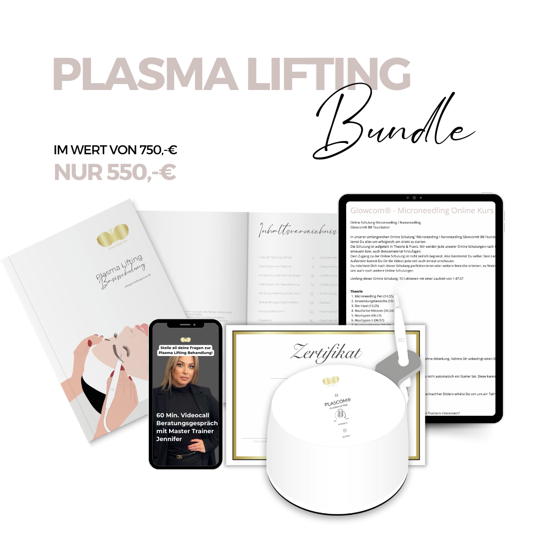 PlasCom® Plasma Pen Schulungs-Bundle Gerät & Online-Schulung CFB Cosmetics®