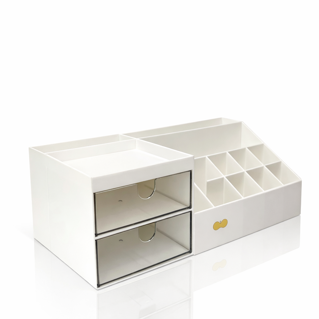 Puesto de trabajo para extensiones de pestañas con soporte para pinzas. Organización del estudio CFB Cosmetics®
