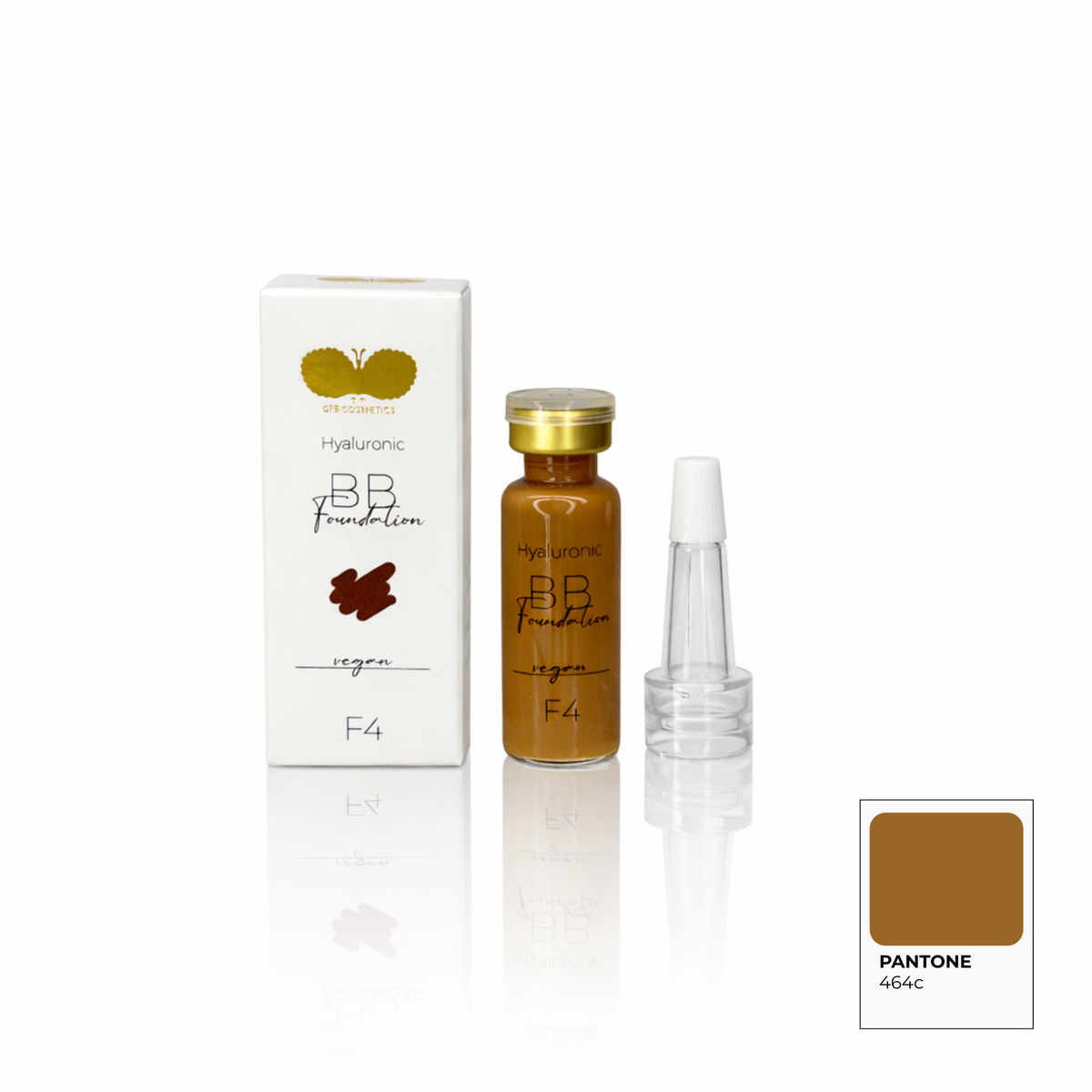 BB Glow Foundation met hyaluronzuur - kleur F4 - set van 5 plus 1 gratis - CFB Cosmetics®