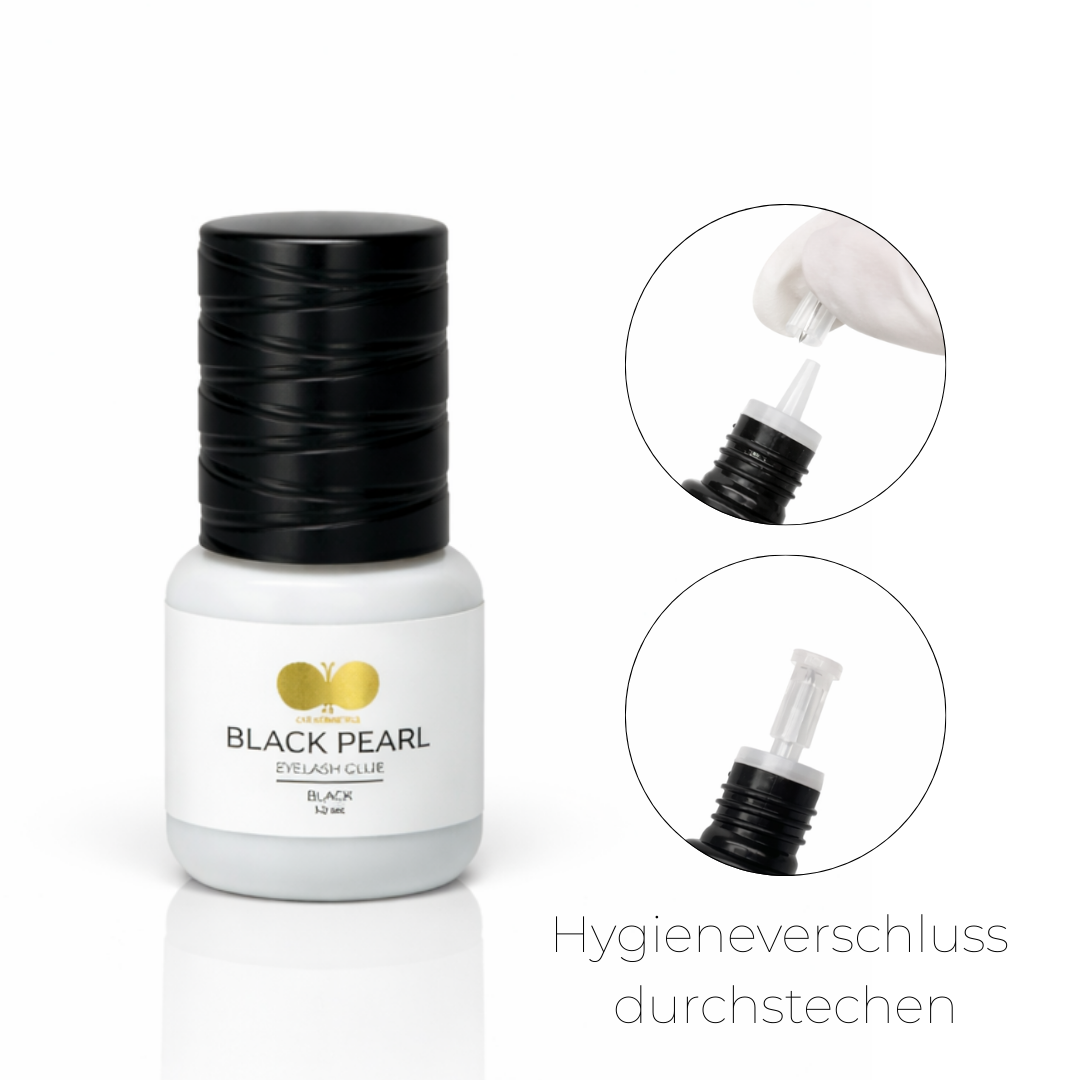 Wimpernkleber BLACK PEARL Wimpernverlängerung | Doppelpack
