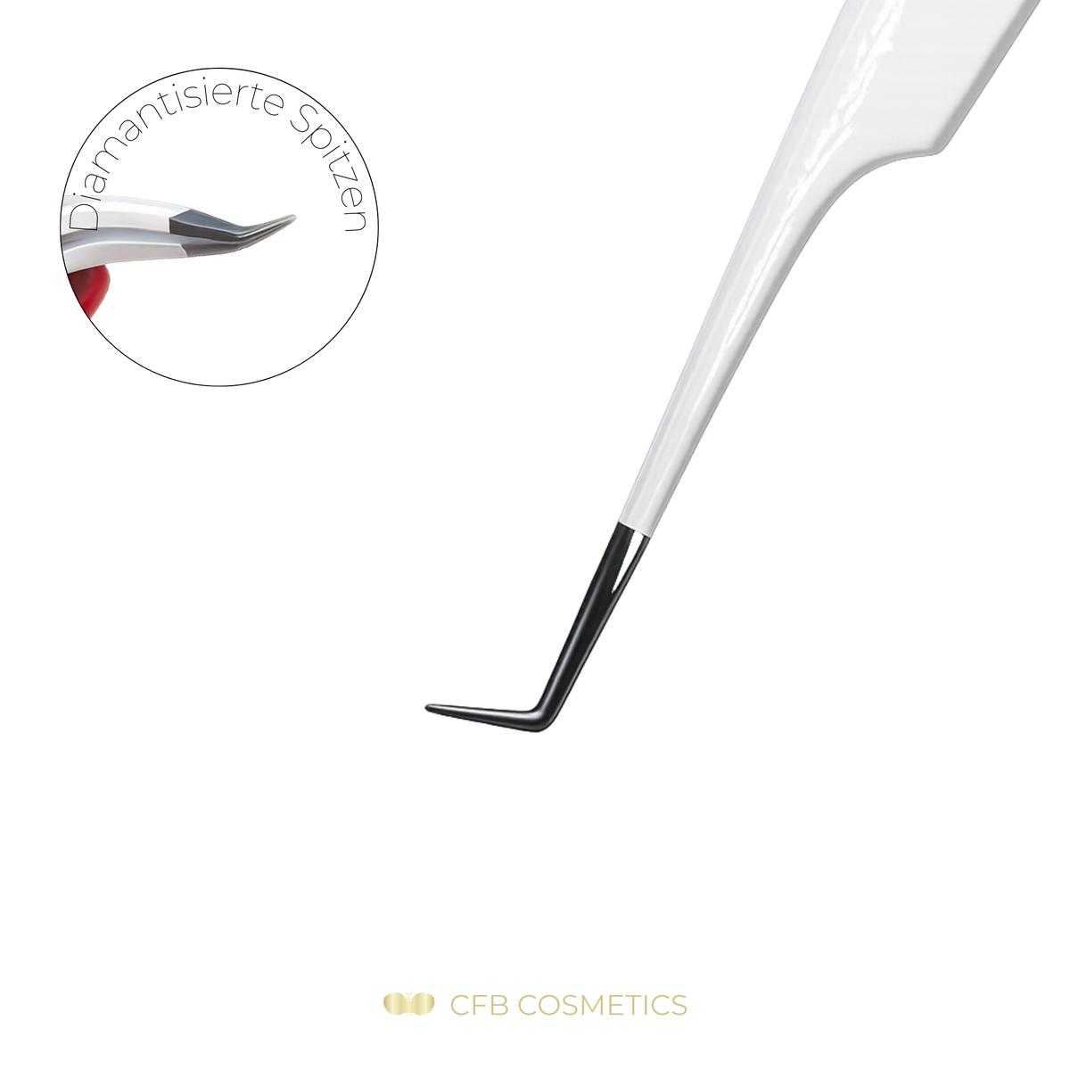Luxury Diamant Pinzette No. 14 Volumentechnik CFB Cosmetics®