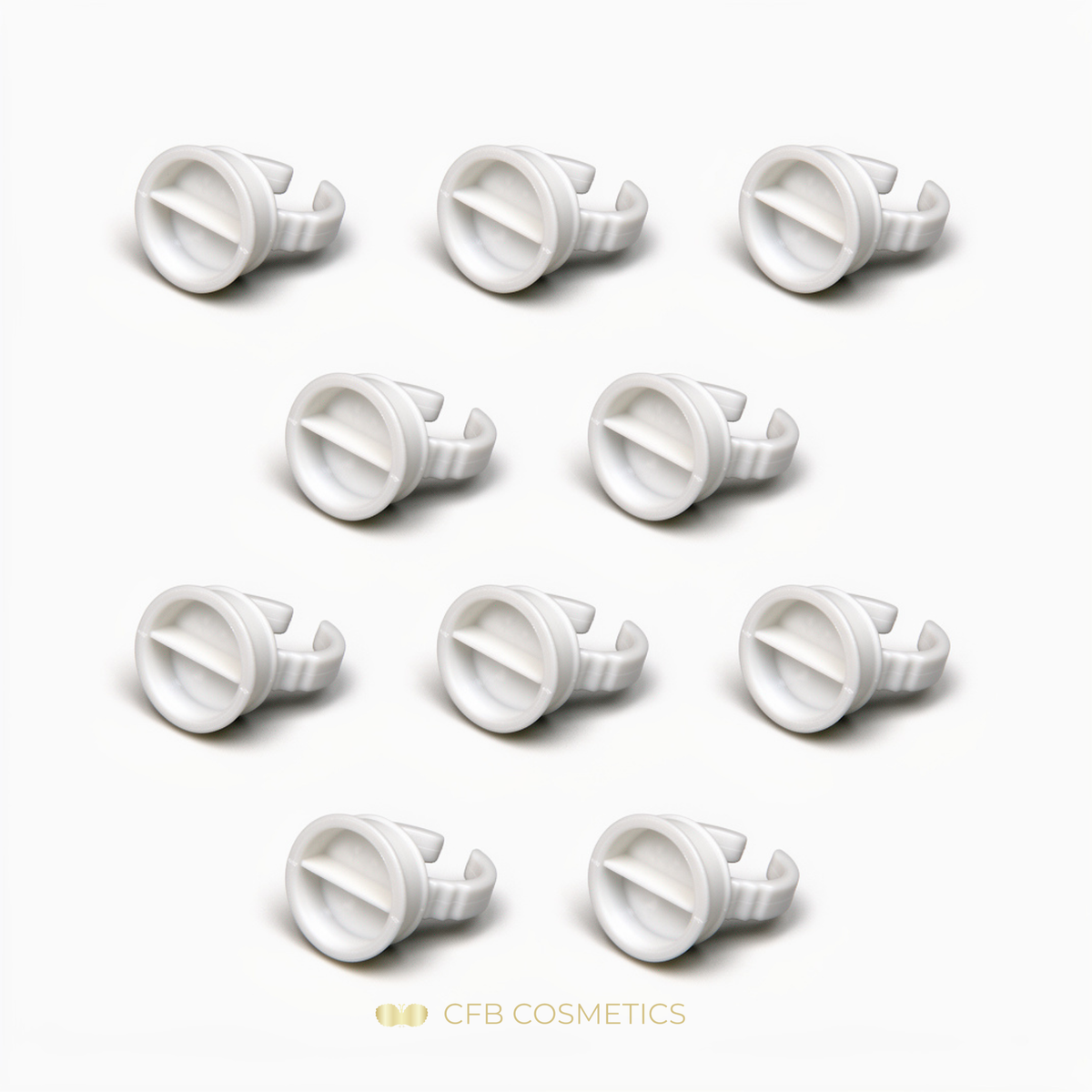 Adhesive Ring with Double Recess, Set of 10, CFB Cosmetics®
