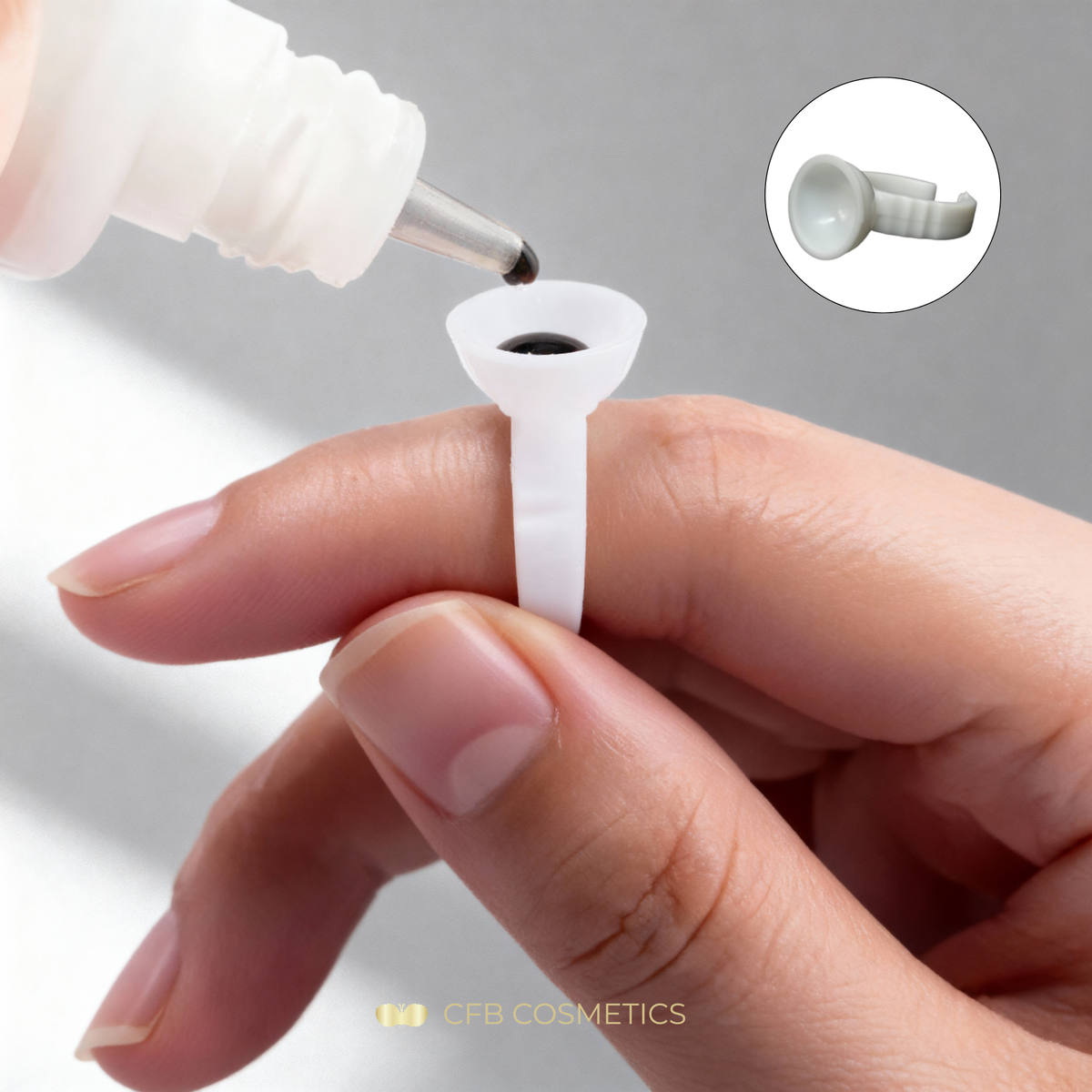 Kleberring für Wimpernverlängerung 10er Set CFB Cosmetics®