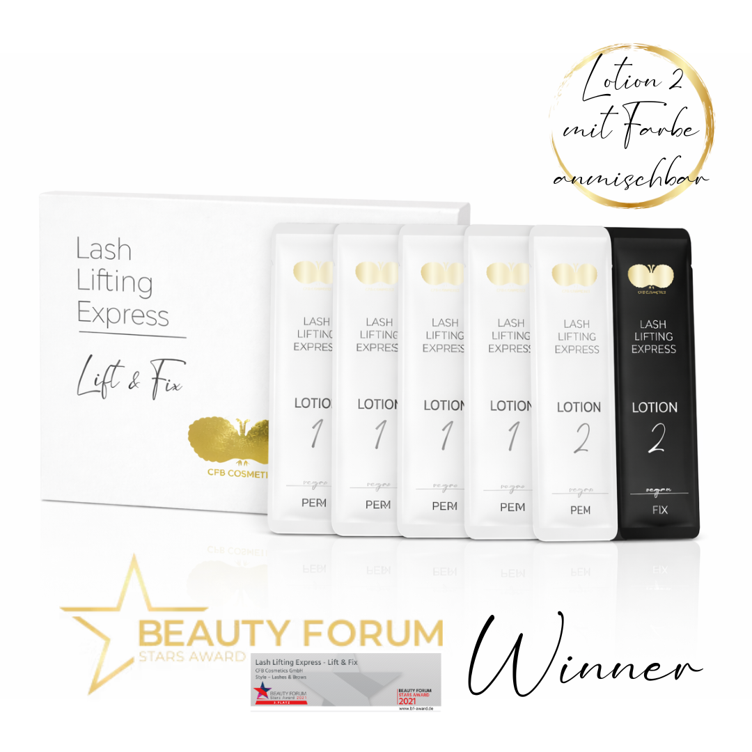 Lash & Brow Lifting Express Vorteilspack – Schnellere Einwirkzeit & Step 2 mit Farbe mischbar | CFB Cosmetics®