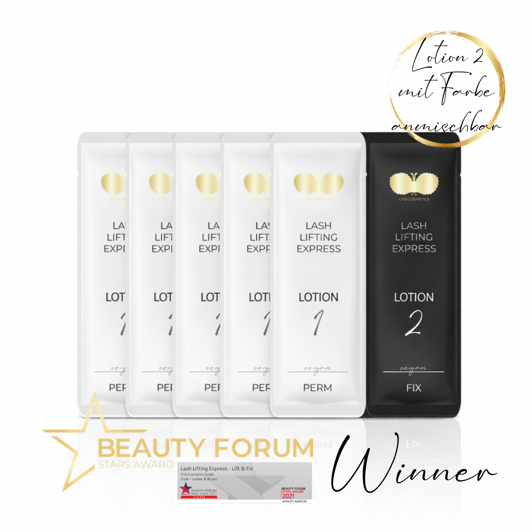 Lash & Brow Lifting Express Vorteilspack – Schnellere Einwirkzeit & Step 2 mit Farbe mischbar | CFB Cosmetics®