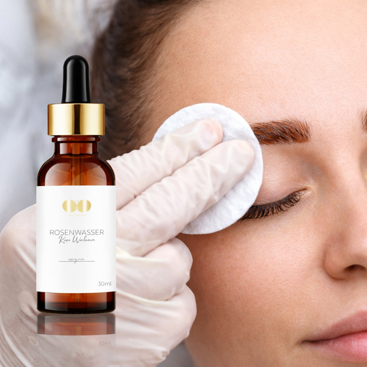 Agua de rosas para cejas con henna y peinado de cejas, 30 ml, CFB Cosmetics®