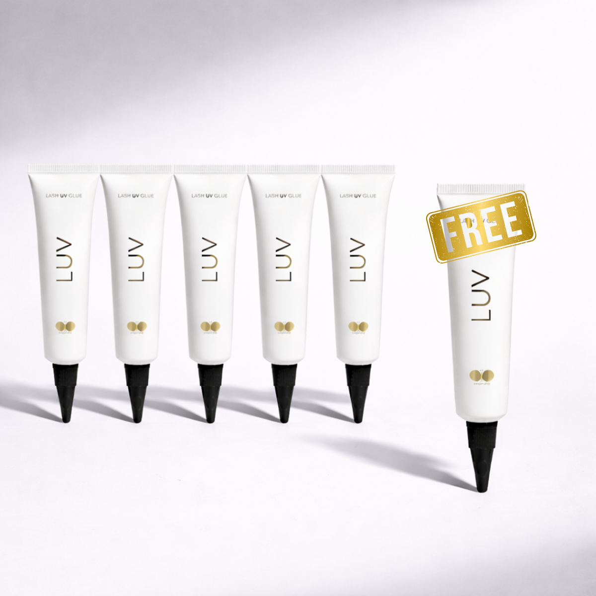 UV Wimpernkleber LUV | UV System | Set 5 + 1 gratis | BESTSELLER | LUV System®