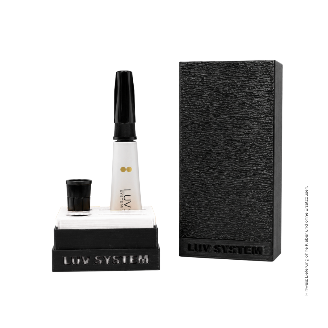 Estación de adhesivo UV LUV System® con caja protectora – Fabricado en Alemania