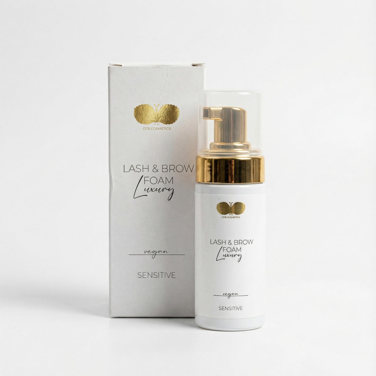 Champú de lujo para pestañas – Lash & Brow Foam 60 ml | Limpieza suave para extensiones de pestañas – CFB Cosmetics®