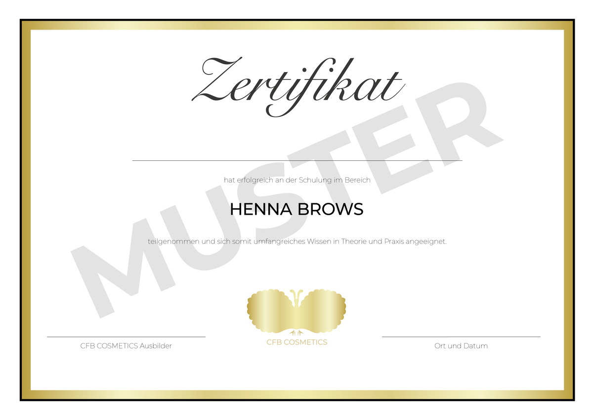 Kit de formación para formadores | Cejas con henna | 2025