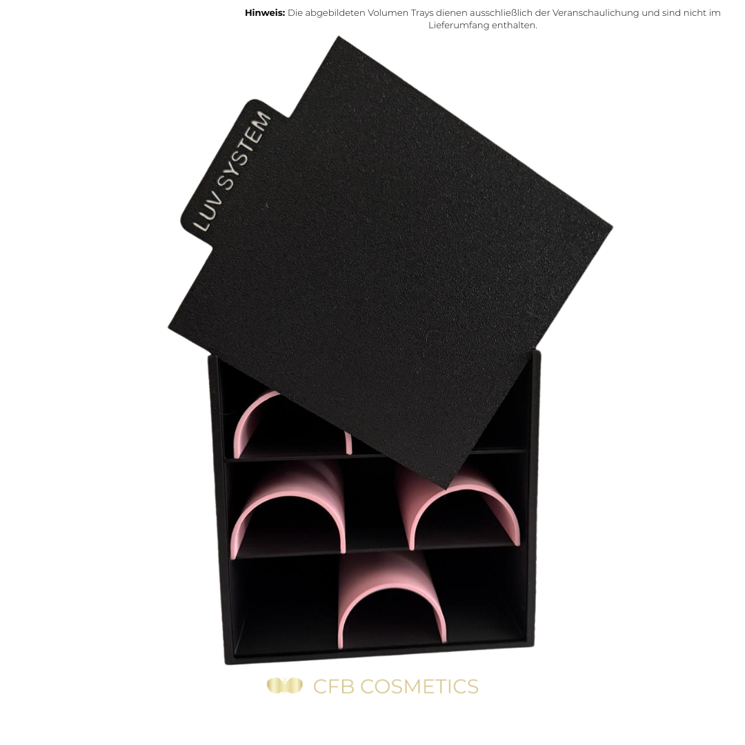 Volumen Tray Box mit eingesetzten Trays
