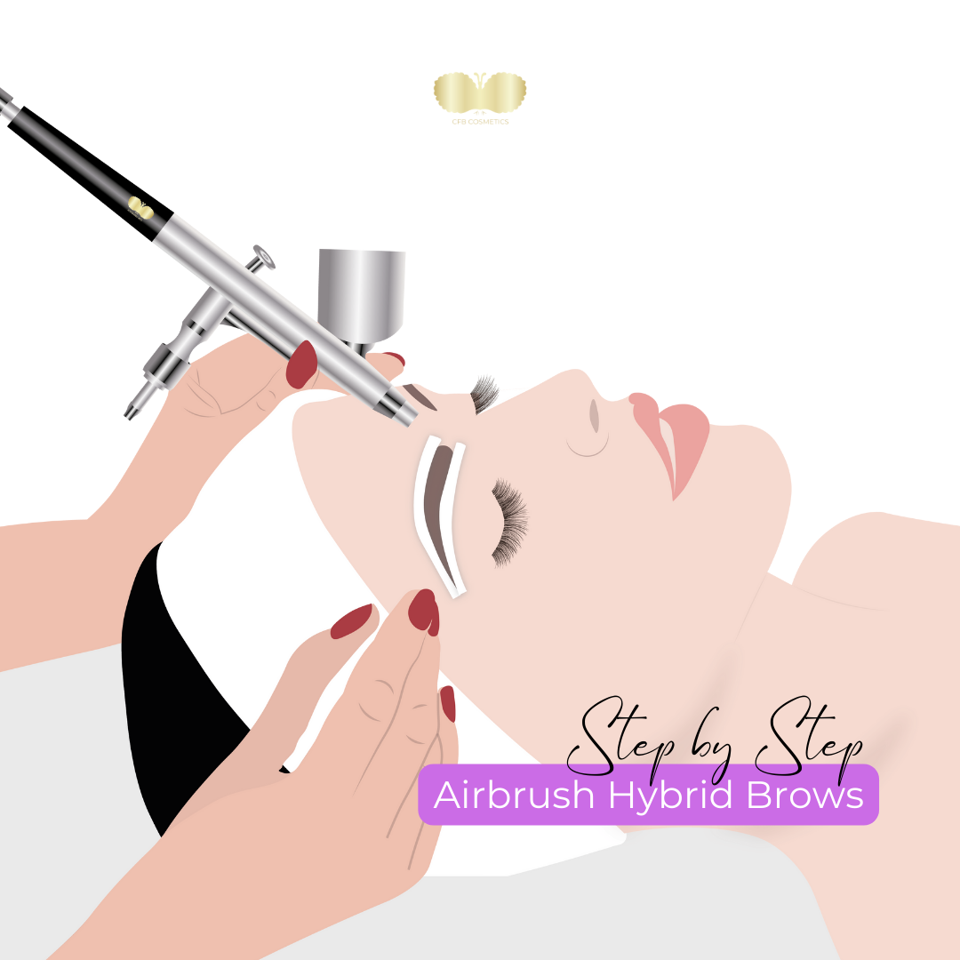 Anleitung Airbrush Hybrid Brows - CFB Cosmetics