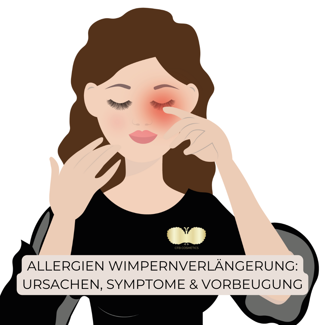 Wimpernverlängerung und Allergien: Ursachen, Symptome und Tipps zur Vorbeugung - CFB Cosmetics