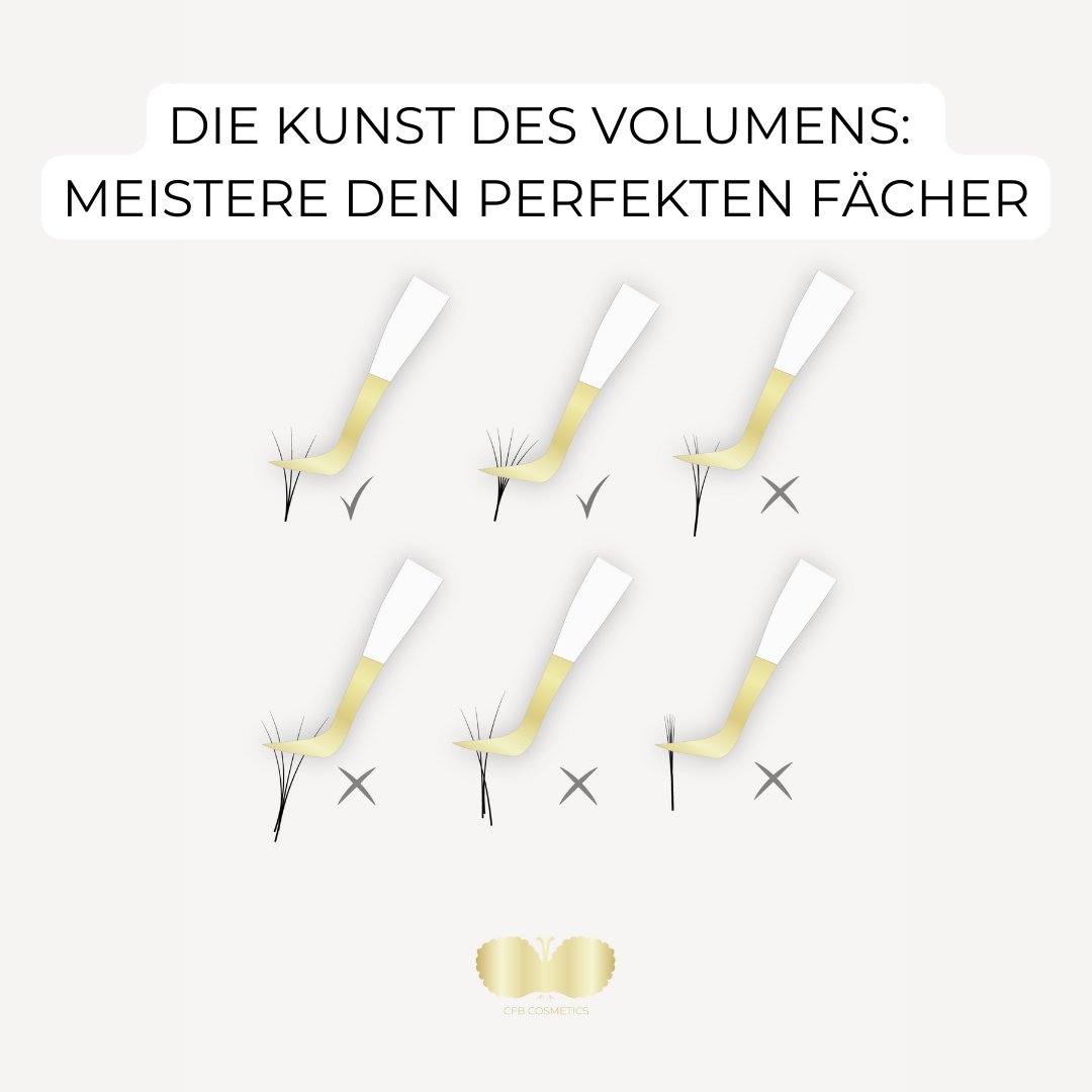 Die Kunst des Volumens: Meistere den perfekten Fächer - CFB Cosmetics