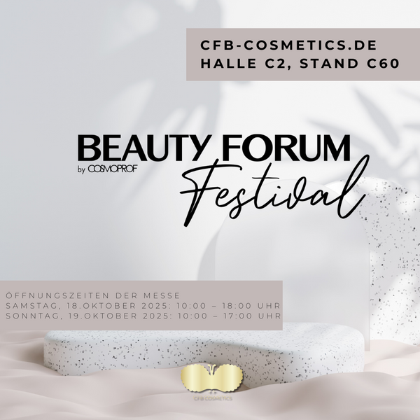 Feria Beauty Forum de Múnich 2025: ¡CFB Cosmetics estará presente!