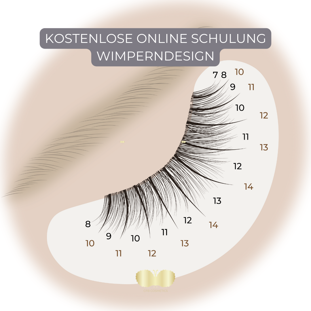 🌟Kostenlose Online-Schulung für Wimpernverlängerung und Design 🌟 - CFB Cosmetics