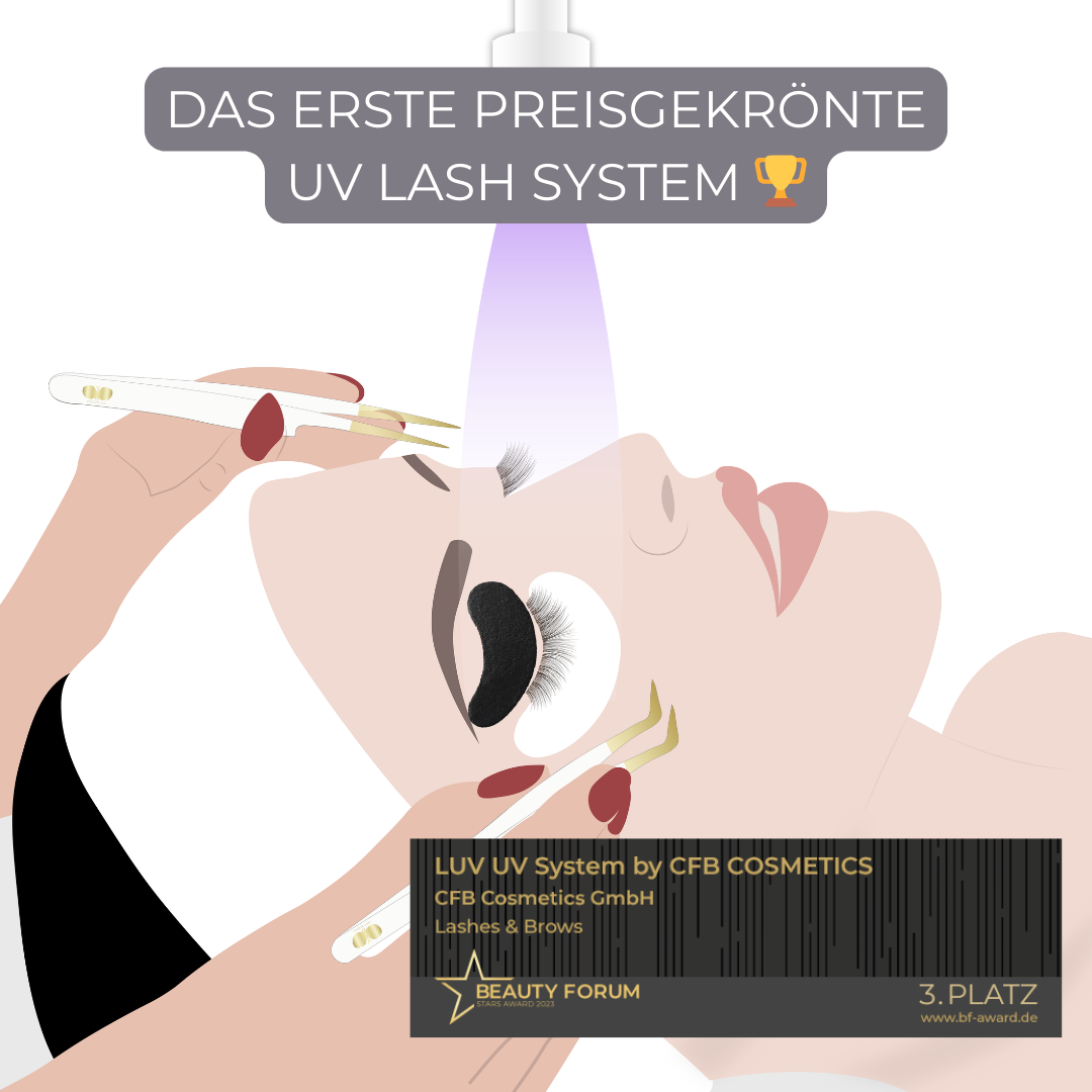 Die Revolution der Wimpernverlängerung: Das preisgekrönte LUV System® - CFB Cosmetics