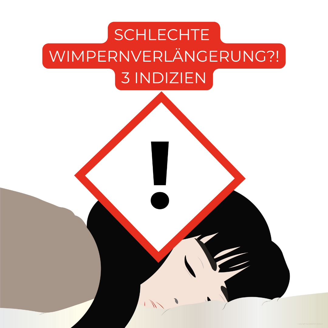 Drei Indizien für eine schlechte Wimpernverlängerung - CFB Cosmetics