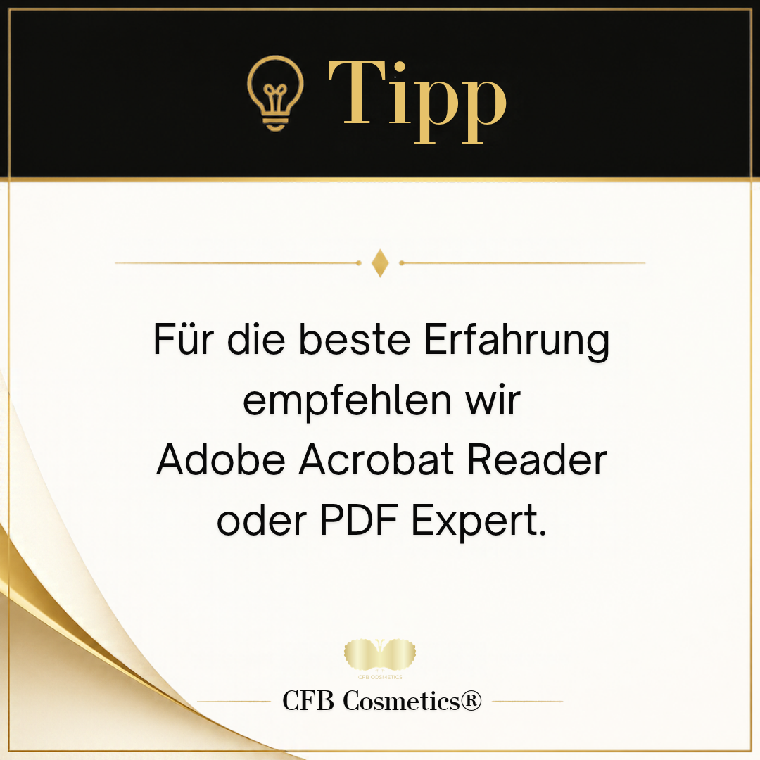 Tipp - Kundenfragebogen Wimpernverlängerung CFB Cosmetics