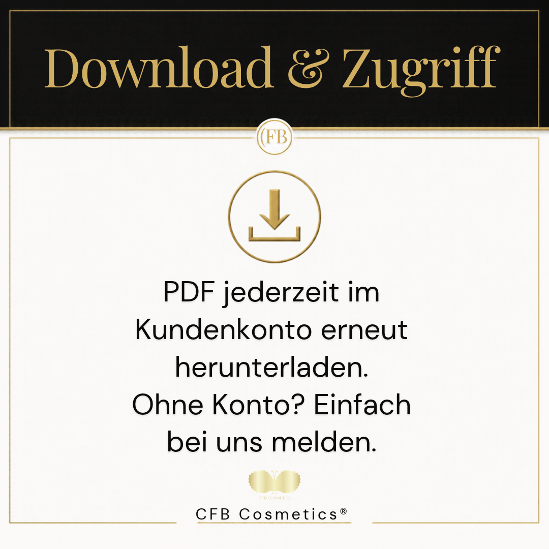Download und Zugriff - Kundenfragebogen Lash & Brow Lifting CFB Cosmetics