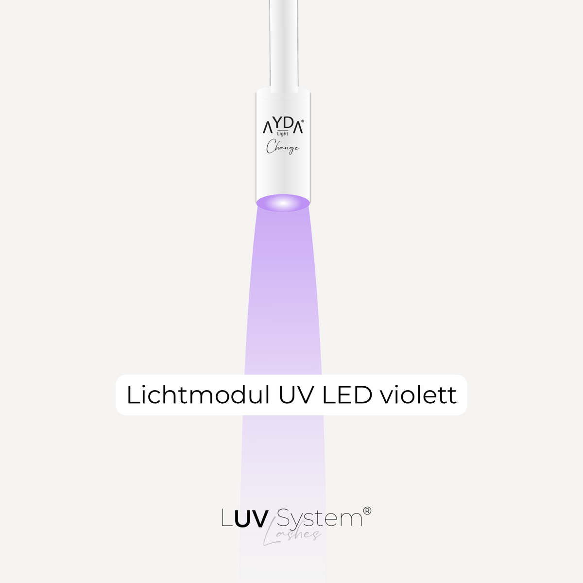 UV Lamp for Eyelash Extensions | CHANGE | UV-LED Violet & White | BESTSELLER | LUV System®