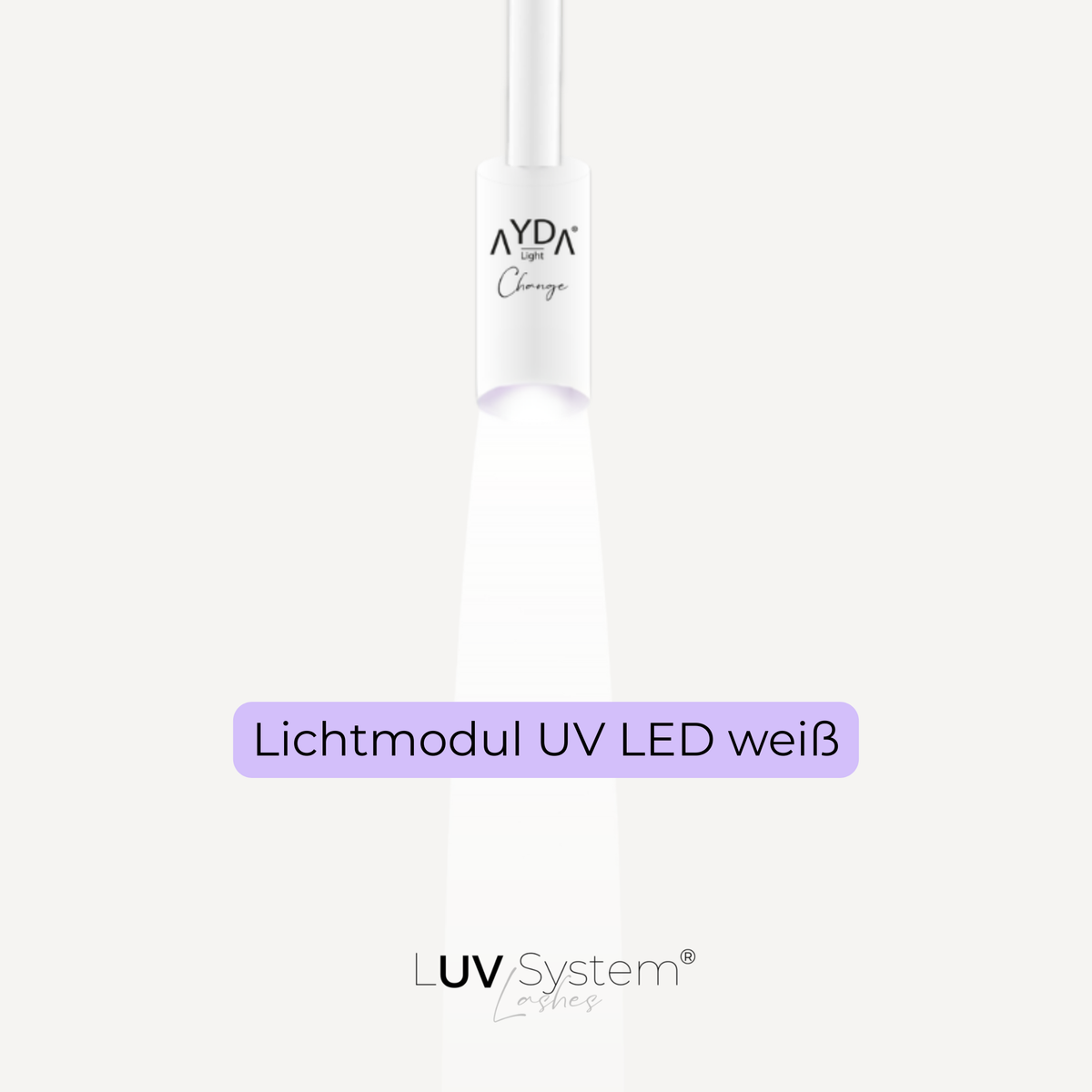 UV Lamp for Eyelash Extensions | CHANGE | UV-LED Violet & White | BESTSELLER | LUV System®