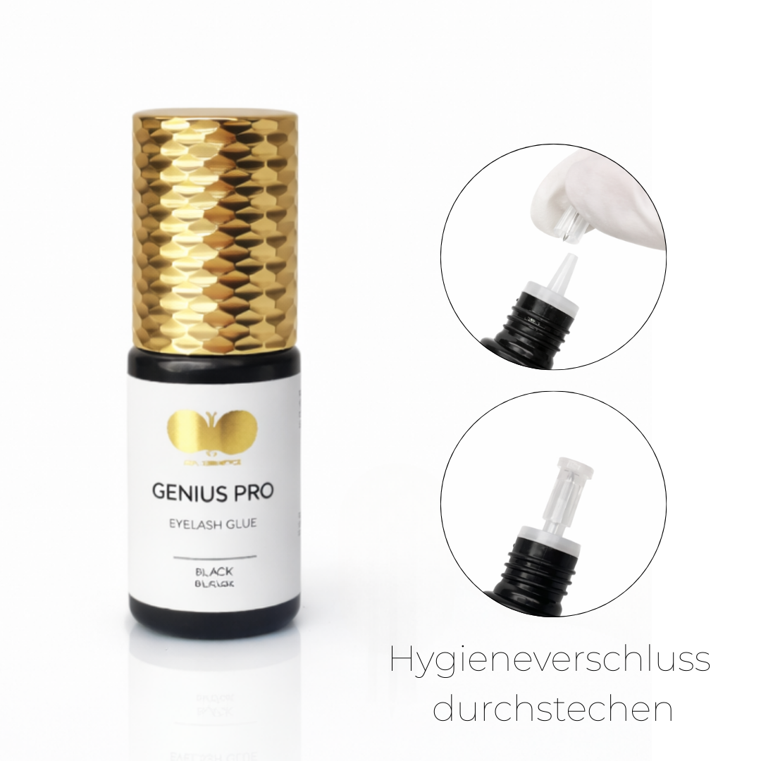 Pegamento para pestañas GENIUS PRO, paquete doble, ultra rápido (0,1-0,2 s) | CFB Cosmetics®
