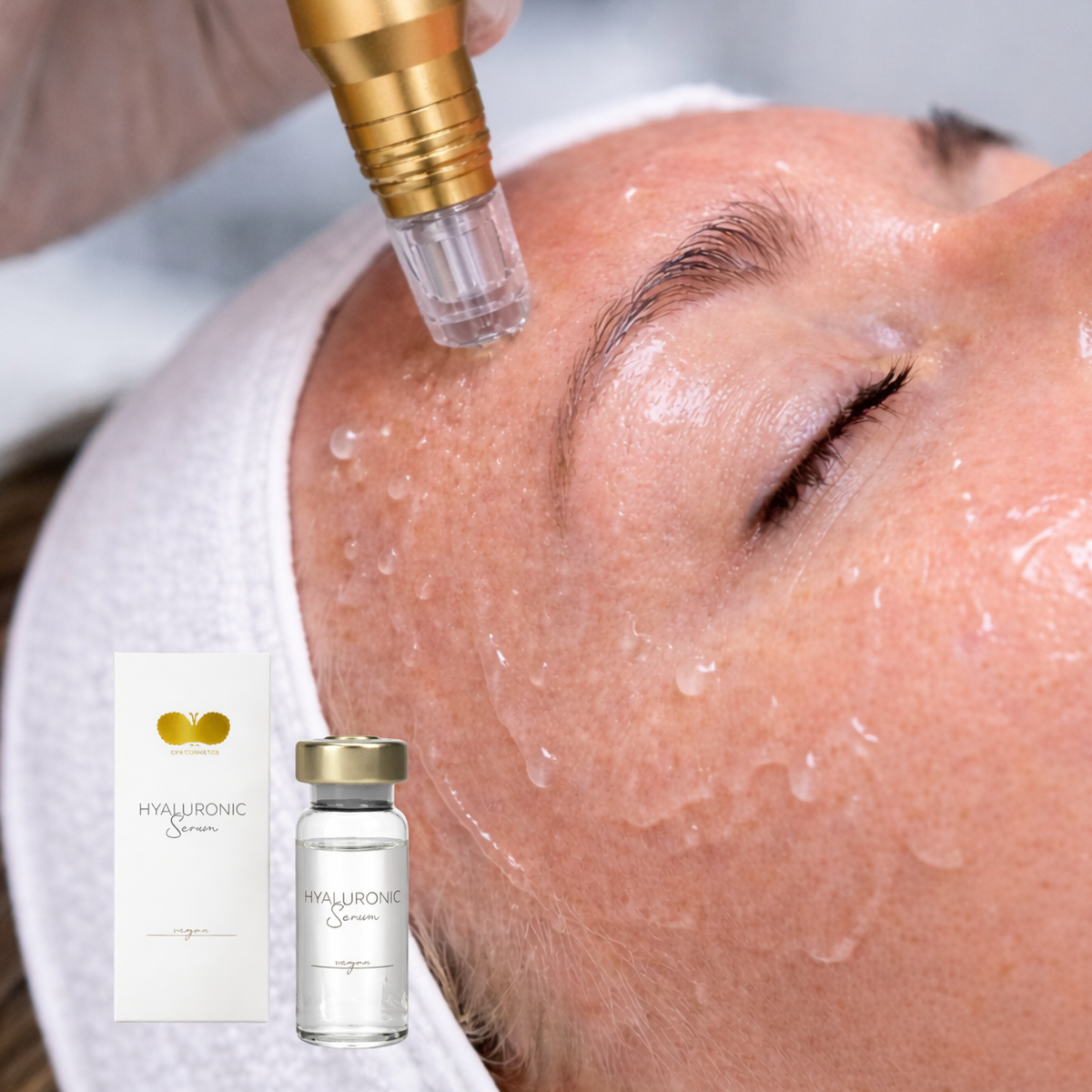 Sérum hialurónico de 10 ml para BB Glow y microagujas de CFB Cosmetics®