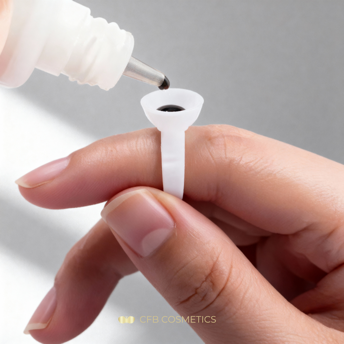 Anillo adhesivo para extensiones de pestañas, juego de 10 unidades, CFB Cosmetics®