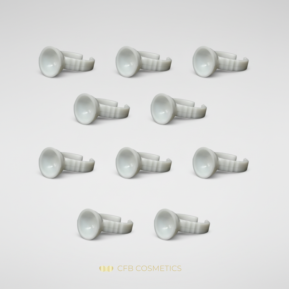 Anillo adhesivo para extensiones de pestañas, juego de 10 unidades, CFB Cosmetics®