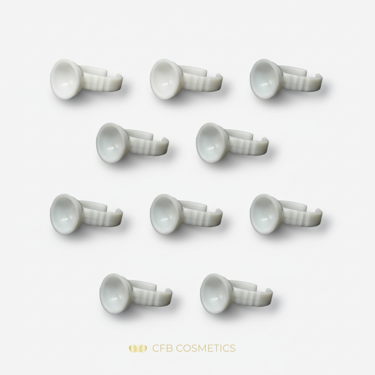 Anillo adhesivo para extensiones de pestañas, juego de 10 unidades, CFB Cosmetics®