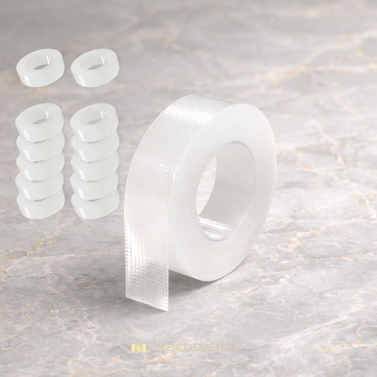 Micropore Lash Tape transparent 10er Set plus 2 gratis CFB Cosmetics®