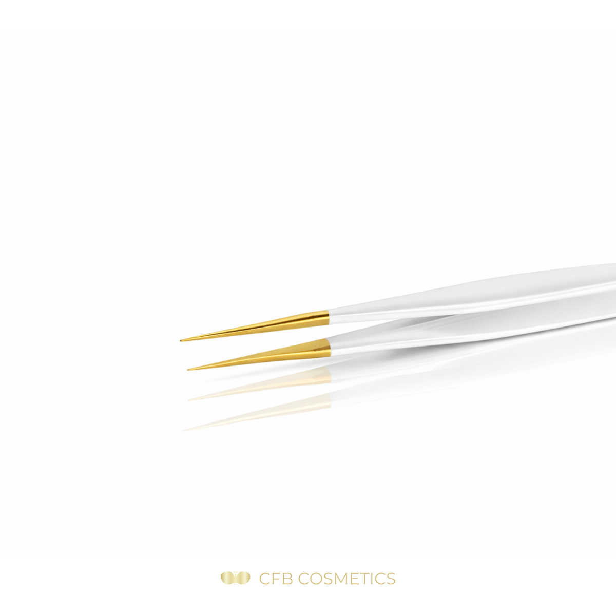Pinzas de lujo n.º 1, rectas y extralargas, para separar pestañas, de CFB Cosmetics®