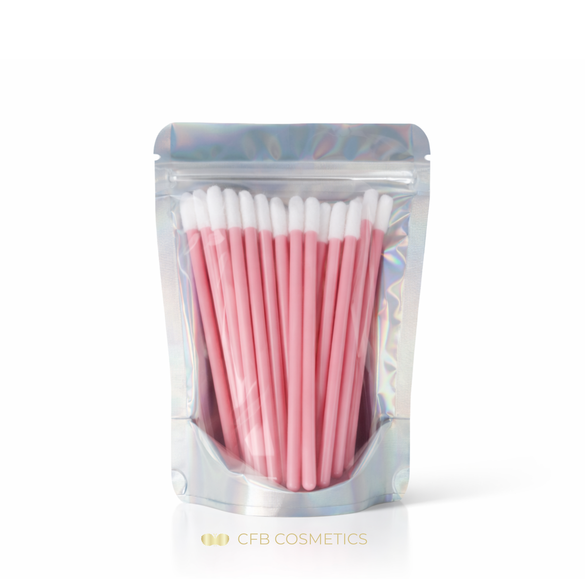 Reinigungsstäbchen für Wimpern und Augenbrauen 50 Stück CFB Cosmetics® – 140pink.1