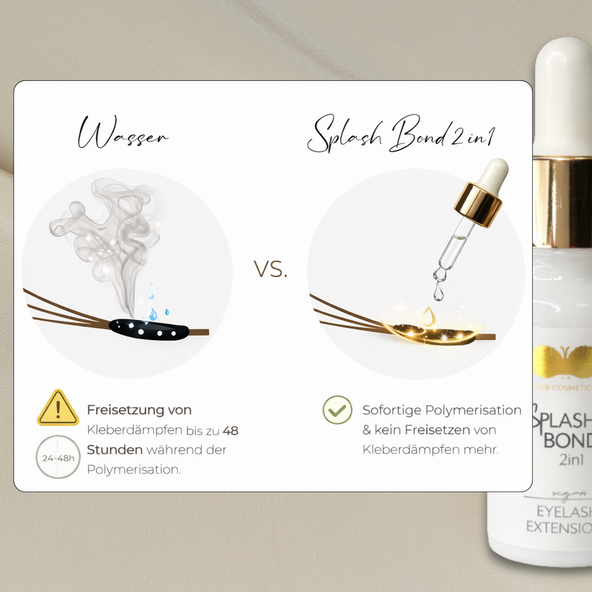 Splash Bond 2in1 – Primer & Bonder für Wimpernextensions | CFB Cosmetics®