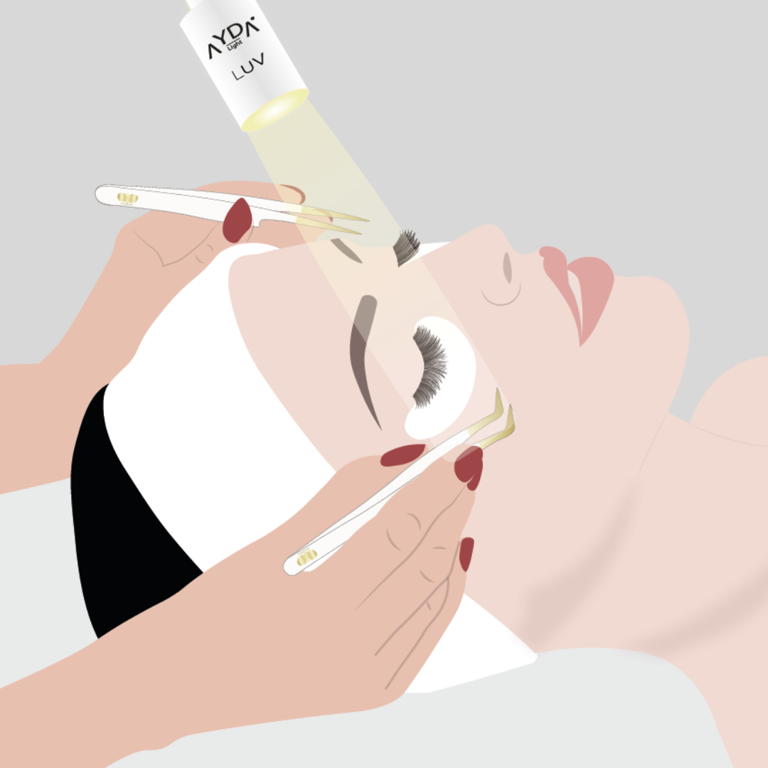 UV Lampe Set | CHANGE | UV-LED Hybrid Wimpernverlängerung | LUV System®
