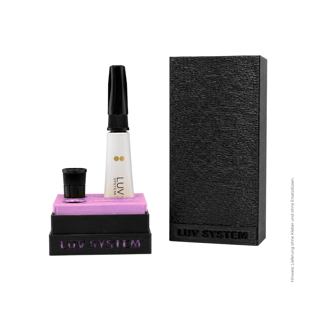 Estación de adhesivo UV LUV System® con caja protectora – Fabricado en Alemania