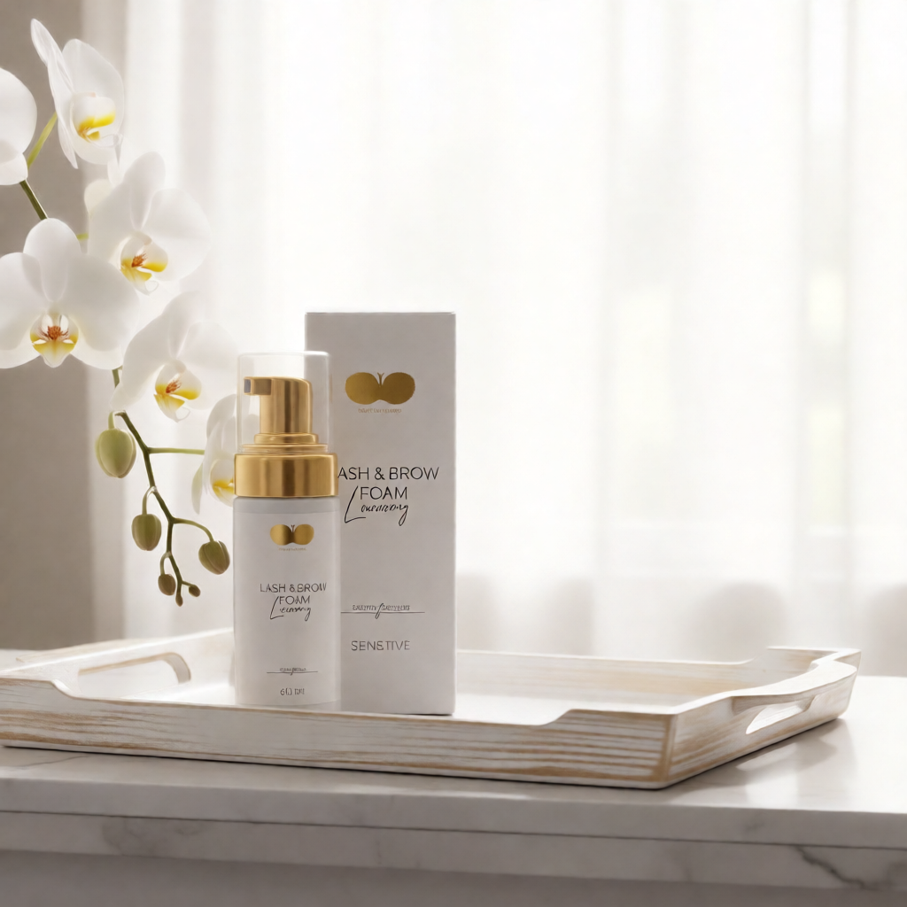 Champú de lujo para pestañas – Lash & Brow Foam 60 ml | Limpieza suave para extensiones de pestañas – CFB Cosmetics®
