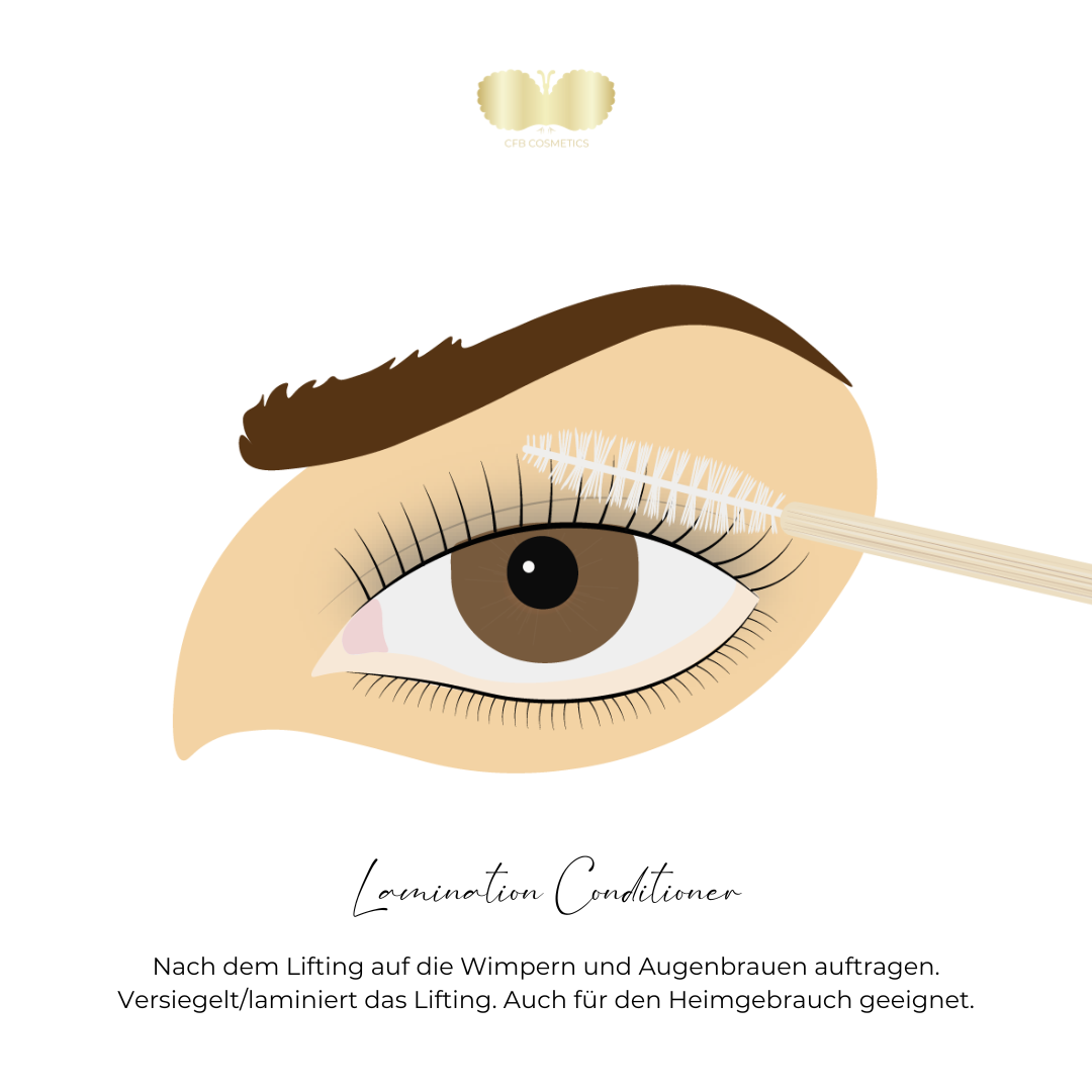 Acondicionador para la laminación de pestañas y cejas | Pack de 5 + 1 gratis