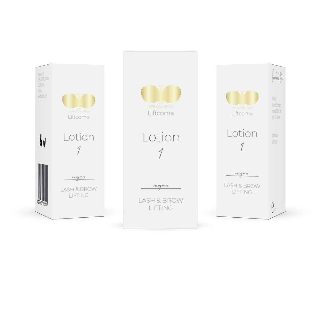 Loción para lifting de pestañas y cejas 1 | Vegana y profesional | CFB Cosmetics