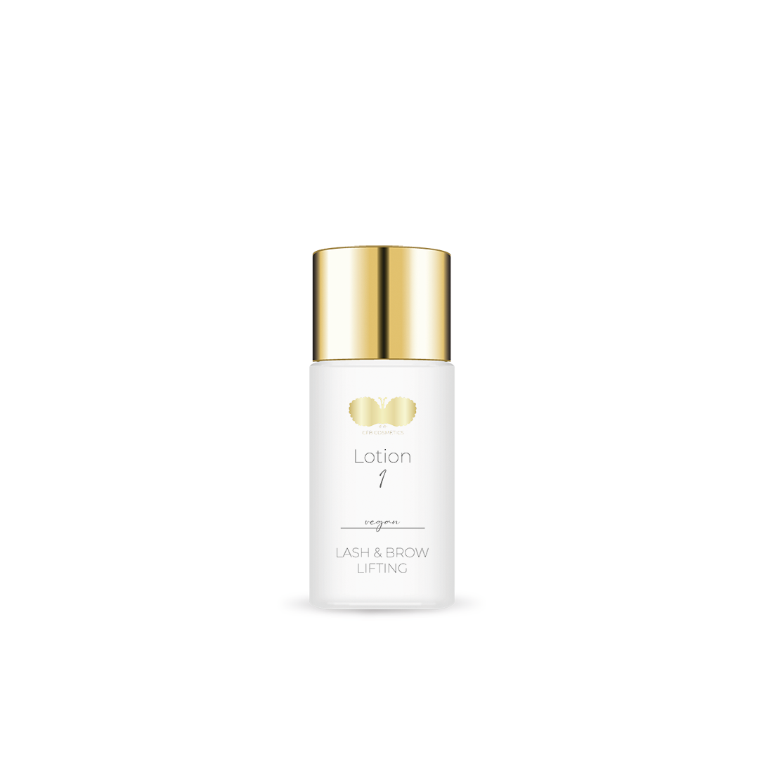 Loción para lifting de pestañas y cejas 1 | Vegana y profesional | CFB Cosmetics