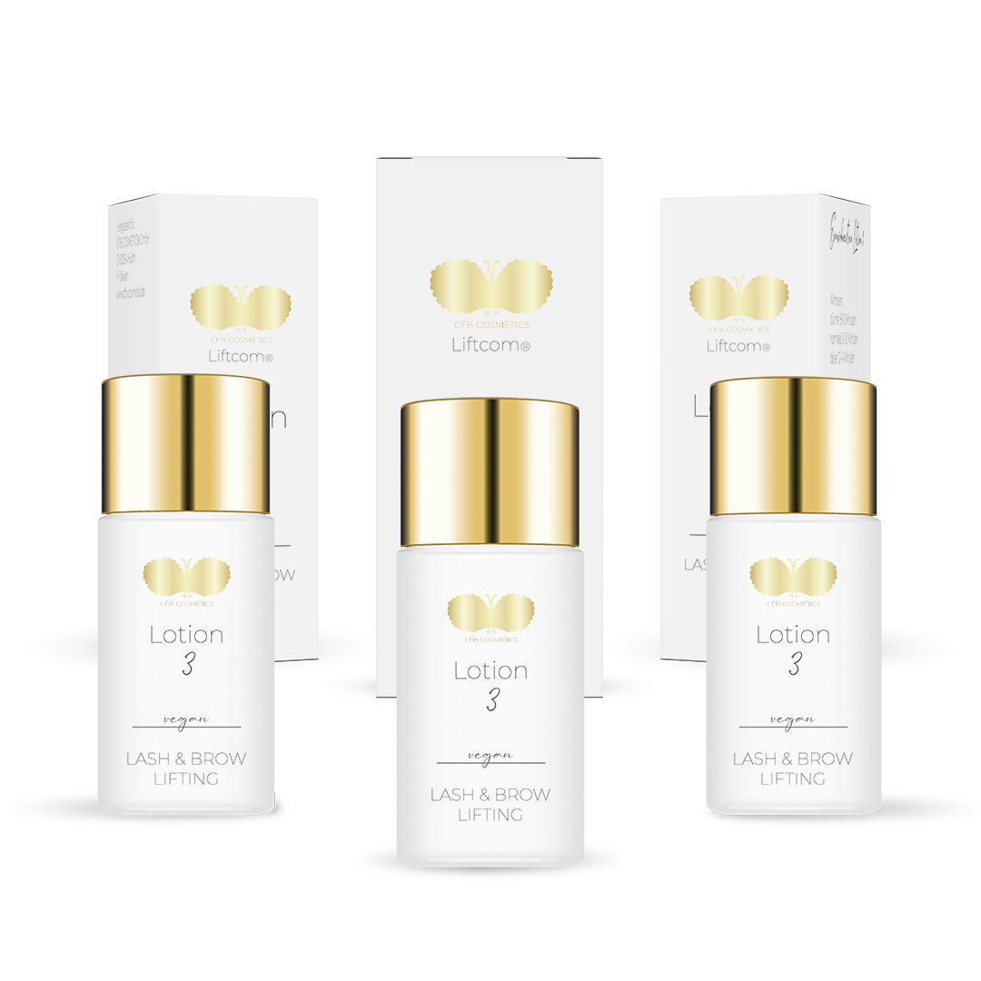 Lifting de pestañas y cejas | Loción 3 | Vegano y profesional | CFB Cosmetics®