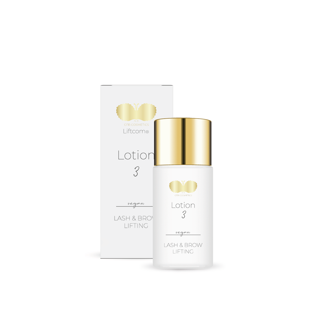 Lifting de pestañas y cejas | Loción 3 | Vegano y profesional | CFB Cosmetics®