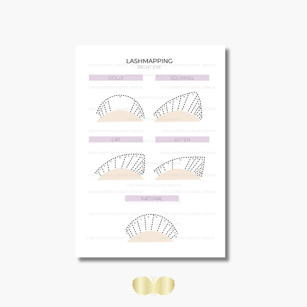 Lashmapping | Wimpernstudiobedarf | Digital | CFB Cosmetics® – 814mappinge