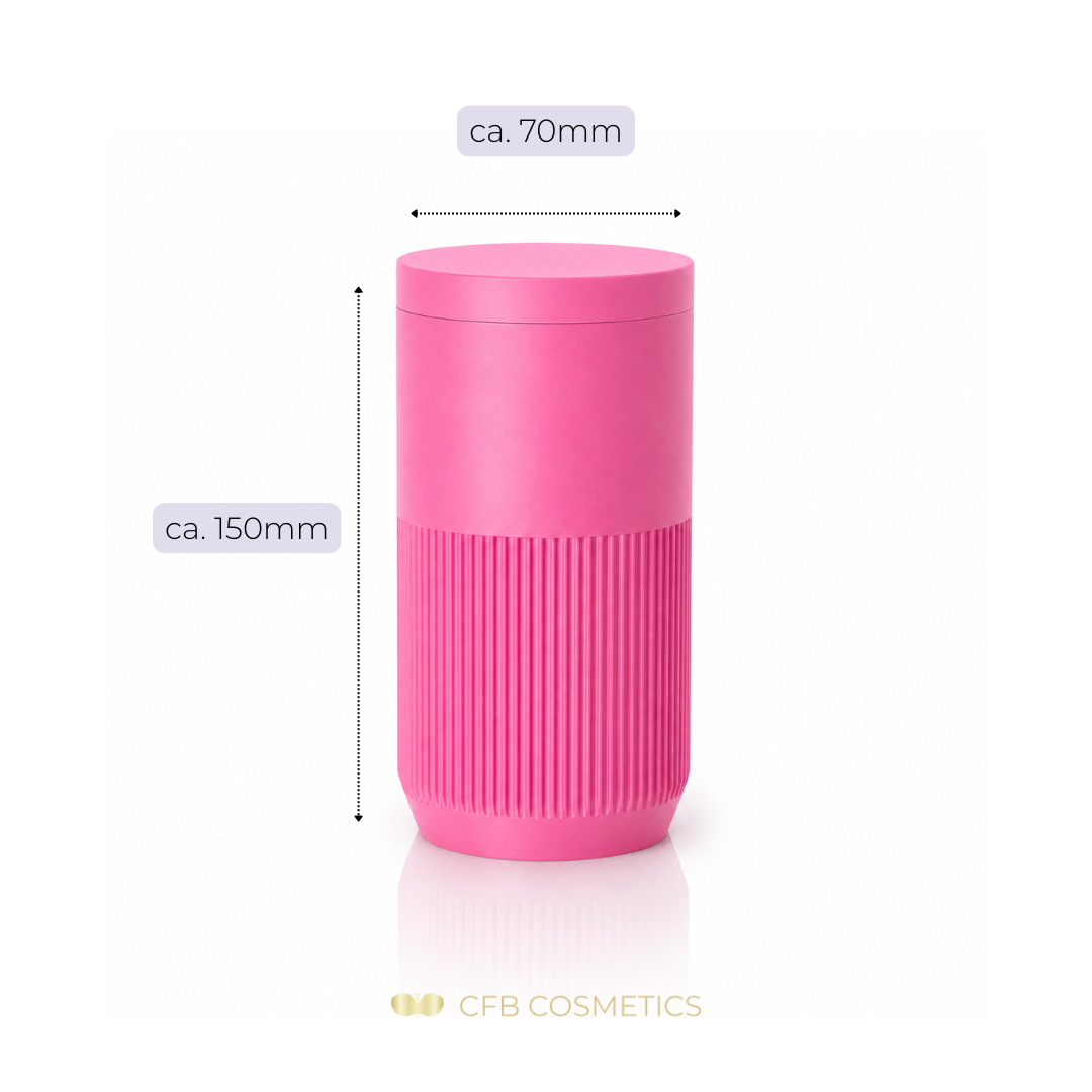 Pinzettenbox pink, geöffnet