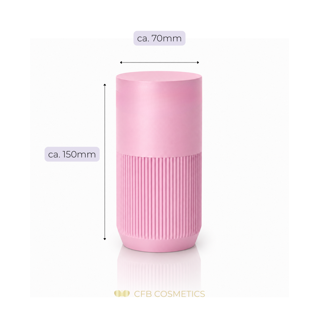 Pinzettenbox rosa, geöffnet