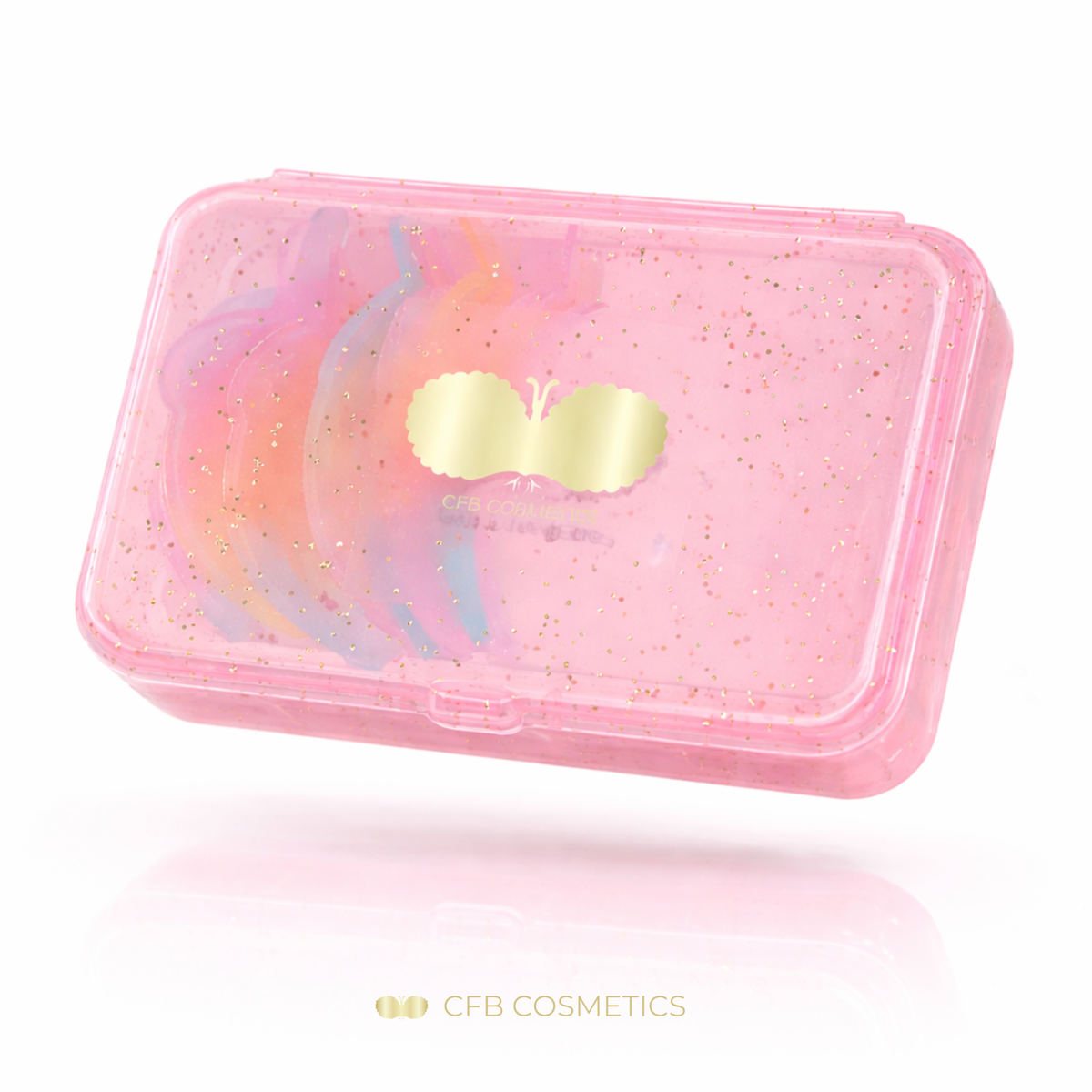 Lash Lifting Silikonpads | Glitter Rainbow | selbstklebend