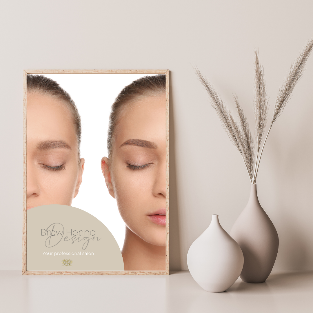 Poster Henna Brows DIN A1 Studio Poster Brow Henna CFB Cosmetics®