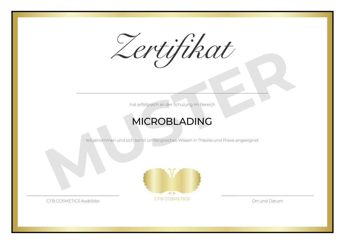 Kit de formation pour formateurs | Microblading | 2025